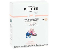 Maison Berger Paris Magnolia Liliflora automobilinio difuzoriaus pildymas (Car Diffuser Recharge/Refill) 2 vnt.