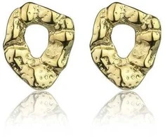 Marc Malone Dizainerio paauksuoti auskarai Haisley Gold Earrings MCE24014G