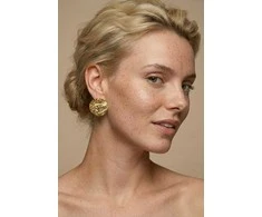 Marc Malone Distinctive auksinis-plated earrings Liana MCE260581G