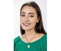 Marc Malone Išskirtinis paauksuotas karoliai Ariana Juodas Necklace MCN23021G