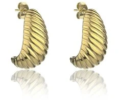 Marc Malone Elegant auksinis-plated earrings MCE24040G