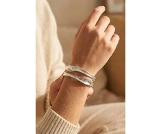 Marc Malone Elegant steel solid bracelet Talina MCB260613S