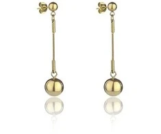 Marc Malone Auksuoti kabantys auskarai Amanda Gold Earrings MCE24002G