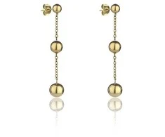 Marc Malone Auksuoti kabantys auskarai Alison Gold Earrings MCE24001G