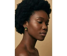 Marc Malone Gold-plated modern earrings Unity Earrings MCE260685G