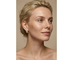 Marc Malone Gold-plated modern earrings Promise Earrings MCE260684G