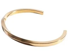 Marc Malone Gold-plated open bracelet for men Jack MCGB5117G