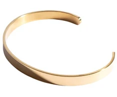 Marc Malone Gold-plated open bracelet Genesis MCGB6119G