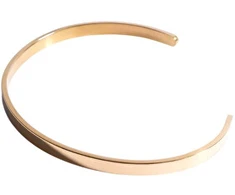 Marc Malone Gold-plated open bracelet Mateo Link MCGB6120G