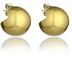 Marc Malone Paauksuoti plieniniai auskarai Carter Gold Earrings MCE24036G