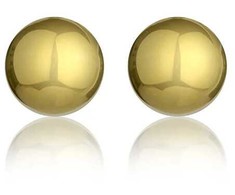 Marc Malone Paauksuoti plieniniai auskarai Carter Gold Earrings MCE24036G