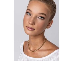 Marc Malone Paauksuoto plieno karoliai Elisa Gold Necklace MCN24019G