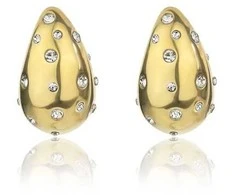 Marc Malone Paauksuoti Tear Drop Adley auksiniai auskarai MCE24045G