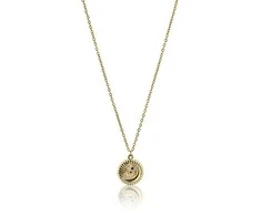 Marc Malone Gold-plated women's pakabukas with crystals Aubrey MCN23004G
