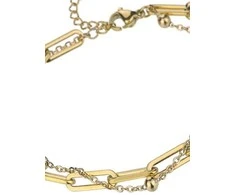 Marc Malone Holly Gold apyrankė MCB24021G dviguba grandinėlė