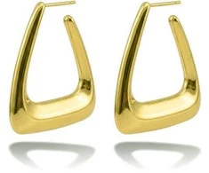 Marc Malone Massive auksinis-plated earrings Milena MCE260577G