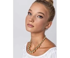 Marc Malone Masyvūs rutuliniai karoliai Aylin Gold Necklace MCN24006G