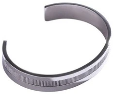Marc Malone Men´s open steel bracelet MCGB5003S