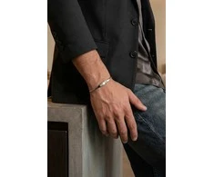 Marc Malone Men's open bracelet Skyla MCGB6118S