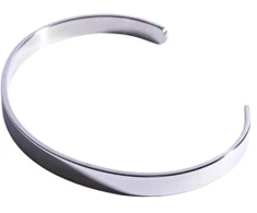 Marc Malone Men's open steel bracelet Adrian Loop MCGB6119S