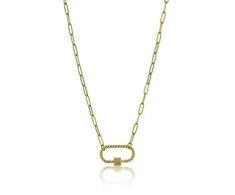 Marc Malone Originalūs paauksuoti karoliai Hailey Gold Necklace MCN23016G