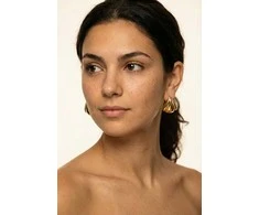 Marc Malone Stylish auksinis-plated earrings Anora MCE260572G