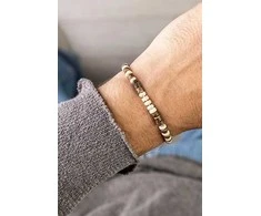 Marc Malone Stilinga vyriška apyrankė su karoliukais MCGB5085