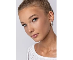Marc Malone Timeless steel earrings Tear Drop MCE24033S