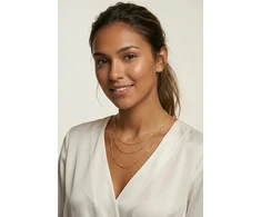 Marc Malone Triple auksinis-plated pakabukas Velmira Gold MCN260630G