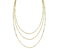 Marc Malone Triple auksinis-plated pakabukas Velmira Gold MCN260630G