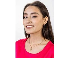 Marc Malone Moteriški paauksuoti karoliai Leilani Gold Necklace MCN23002G