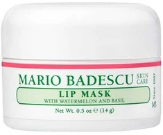Mario Badescu Lip Mask With Watermelon &amp; Basil naktinė lūpų kaukė, 14 ml