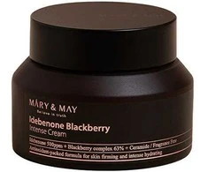MARY &amp; MAY Odos kremas su antioksidaciniu poveikiu Idebenonas Gervuogė (intensyvus kreminis) 70 g