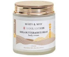 MARY &amp; MAY Sviestmedžių aliejumi &amp; Rice Bran Body Kreminis 250 ml