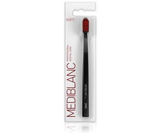 Mediblanc Soft toothbrush Juodas 1 pc.