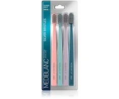 Mediblanc Toothbrush with sidabrinis bristles 4 pcs