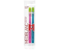Mediblanc Ultra Soft Toothbrush Rožinė/Mėlyna 2 pcs
