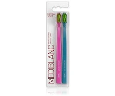 Mediblanc Ultra Soft Toothbrush Rožinė/Mėlyna 2 pcs