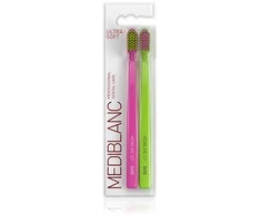 Mediblanc Ultra Soft Toothbrush Rožinė/Žalias 2 pcs