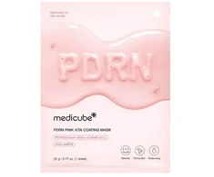 Medicube PDRN Rožinė Vita Coating Mask – veido kaukė su PDRN