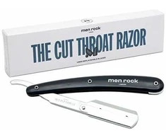 Men Rock Shavette The Cut Throat Razor vienašmenis skutimosi peilis, 1 vnt.