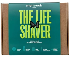Men Rock Ultimate Shaving Gift Set Sicilian Lime Skutimosi rinkinys su dviašmeniu skustuvu, 1vnt
