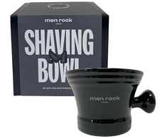 Men Rock Porcelain Shaving Bowl Porcelianinis skutimosi indelis, 1vnt