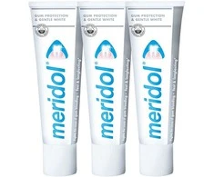 "Meridol" dantų pasta su balinamuoju poveikiu (Gentle Baltas ) tripack 3 x 75 ml
