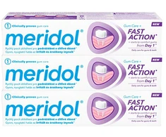 Dantų šepetėlis Meridol Fast Action Dantų pasta Trio - Zubní pasta 75ml