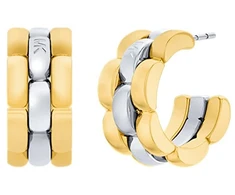 Michael Kors Bicolor earrings with zircons Premium MKJ8593931