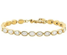 Michael Kors Gold-plated bracelet with cubic zirconia Bezel MKJ8470710
