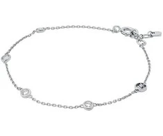 Michael Kors Elegantiška sidabrinė apyrankė su cirkoniais Brilliance Kors MKC1716CZ040
