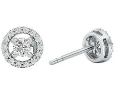 Michael Kors Elegant sidabrinis earrings with clear zircons MKC1823040