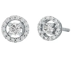 Michael Kors Elegant sidabrinis earrings with clear zircons MKC1823040